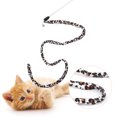 thumbnail image 2 of 1Pc Cat Funny Toy Teaser Stick Chaser Wand Leopard Print Tail with Bell, 2 of 11