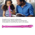 thumbnail image 3 of Descant Recorder, 8 Hole Versatile Soprano Recorder Small  for Students for Classroom Playing Rose Red,Cyan,Blue,Coffee, 3 of 7