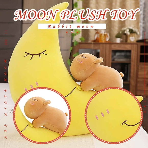 tumgatte Mignonne Poupée Lapin Blanc Étoile Poupée pour Enfants Oreiller de Sommeil Jouet en Peluche Liquidation