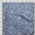 thumbnail image 4 of oneOone Georgette Viscose Blue Fabric Japanese Sewing Craft Projects Fabric Prints By Yard 42 Inch Wide, 4 of 4