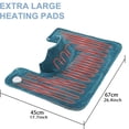 thumbnail image 2 of Instant Relief Weighted Heating Pad for Neck and Shoulder with Auto Shut-Off, Ergonomic Heated Wrap, Large Size, Perfect Gift for Back Pain and Stiffness, 2 of 4