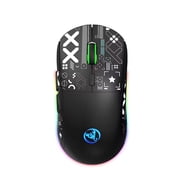 Birdeem 2.4Ghz Bluetooth Wireless Mouse Gaming Mouse 3 Mode Rgb Backlight Wireless Optical Usb Gaming Mouse 3600Dpi Rechargeable Mute Mice