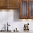 thumbnail image 2 of Fasade Terrain Vinyl Backsplash Panel Matte White 6x6 Inch Sample, 2 of 5