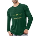 thumbnail image 1 of Pyjamas de Noël pour Hommes Pyjamas de Sport et D\'entraînement Physique pour Hommes T-Shirt Imprimé de Noël à Manches Longues et Col Rond pour Hommes, 1 of 4