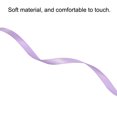 thumbnail image 3 of Unique Bargains 0.28' x 100 Yards Double Face Decorate Crafts Roll Satin Ribbon Violet, 3 of 5