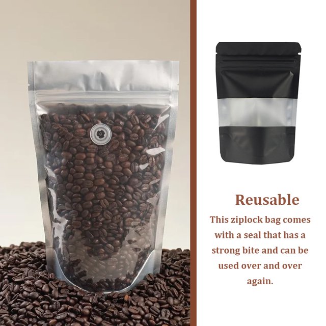 VONKY 100Pcs Bag Convenient Multifunctional Organizer Resealable Bags Pouches Kitchenware Collecting Packaging Tools Black 14x20+8cm