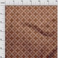 thumbnail image 3 of oneOone Rayon Brown Fabric Block Sewing Material Print Fabric By The Yard 56 Inch Wide, 3 of 5