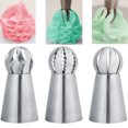 thumbnail image 4 of Knifun 3Pcs/Set Russian Flower Icing Piping Nozzles Tips Cake Decoration Pastry Cupcake Baking Tools, Cake Piping, Cake Nozzle, 4 of 8