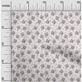 thumbnail image 2 of oneOone Rayon White Fabric Owl Craft Projects Decor Fabric Printed By The Yard 56 Inch Wide-aB, 2 of 5