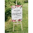 thumbnail image 5 of Darling Souvenir MADE WITH LOVE CustomWelcomeSignPainted Flower With BorderWelcomeTo Our Engagement Poster For Easel Party Collection- 18x 12, 5 of 5