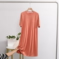 thumbnail image 2 of Timegard Chemises de Nuit pour Femmes à Manches Courtes, Col Ras du Cou, Robe de Nuit Décontractée avec Soutien-Gorge Intégré, 2 of 9