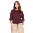 thumbnail image 1 of George Women's Elbow-Sleeve Oversized Top, 1 of 6