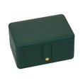 thumbnail image 4 of Jewelry Storage Box PU Leather Big Portable for Jewellery Case Storage organizer Care Rings Girls Green, 4 of 9