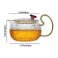 thumbnail image 3 of Dvkptbk Glass Teapot Set Household High Temperature Tea Separation Tea Pot Thick Office Small Teapot Heat High Borosilicate Glass Teapot Kitchen Utensils & Gadgets, 3 of 6