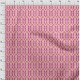 thumbnail image 3 of oneOone Polyester Lycra Fabric Stripe & Swirl Ikat Printed Fabric 1 Yard 56 Inch Wide, 3 of 4