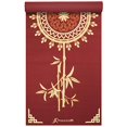 thumbnail image 2 of ProSource Yoga Mats 3/16 (5mm) Thick for Comfort & Stability with Exclusive Printed Designs Tao Yoga Mat, Red, 2 of 4