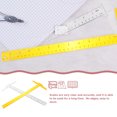 thumbnail image 5 of KAKOWELY 2 Pcs Règles en Forme de T Règle Double Échelle Règle de Mesure en Plastique Outil de Mesure,12.99"X5.91"X0.2", 5 of 5