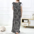 thumbnail image 3 of Vêtements de Nuit & Robes pour Filles Petites & Grandes Filles Robe de Pyjama Longue à Épaules et Col Rond en Dentelle pour un Confort Nocturne Confortable, 3 of 5