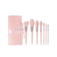thumbnail image 1 of Pink Makeup Brushes Set with Storage Bag Versatile Professional Kit, 1 of 7