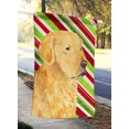 thumbnail image 2 of Carolines Treasures SS4545CHF 28 x 40 Po. Drapeau de Noël en Toile Canne de Bonbon Golden Retriever - Taille Maison, 2 of 4