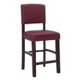 thumbnail image 1 of Linon FBA_ Monaco Stool, 24-Inch, Dark Red, 17.75"w x 19.5"d x 38"h, Espresso, 1 of 10