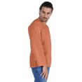 thumbnail image 3 of Atasi Kurta à Manches Longues pour Hommes en Coton Slub Uni à Col Rond Chemise Ethnique-6349, 3 of 7