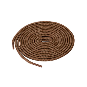 INSPIRE CHIC Unisex Thick Solid Color Round Shoelaces for Leather Boots Red Brown 100 cm/39.5"