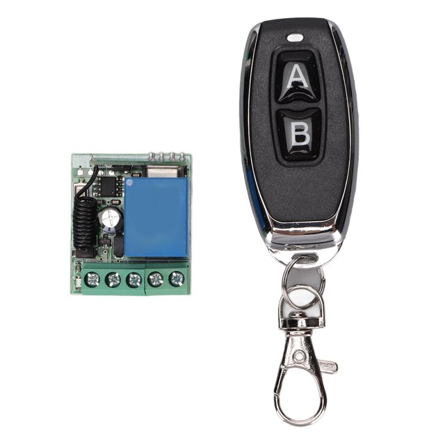 Commutateur à Distance Sans Fil 12V, Sortie de Contact Indépendante Flexible Stable DC Commutateur de Télécommande à Canal Unique DC12V pour Équipement de Levage