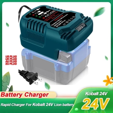 Portable Mini Charger for Ko-balt 24 Volt Max Power Tool Battery,for Ko-balt DIY Mini Quick Charger Power Equipment Battery Rapid Charger,1/4 Size of KRC 2445-03 Original, KB624-03 KB524-03 KB424-03