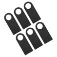 thumbnail image 2 of 6Pcs Porte Signe Cintre Tableau Noir, Réutilisable Mini Double Côté Bois Respectueux de l'Environnement pour Message Board Chambre d'Hôtel, 2 of 8