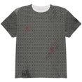 thumbnail image 1 of T-shirt Jeunesse à Imprimé Intégral de Costume de Cotte de Mailles de Bataille d'Halloween, 1 of 2