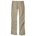thumbnail image 3 of Dickies Womens Slim Fit Bootcut Stretch Twill Pants, 4 Regular, Desert Sand, 3 of 4