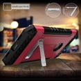 thumbnail image 2 of HOT PINK BEYOND CELL TRI-SHIELD RUGGED CASE COVER with KICKSTAND + BELT CLIP HOLSTER + LANYARD STRAP + CREDIT CARD POCKET FOR GOOGLE PIXEL XL 5.5", 2 of 7