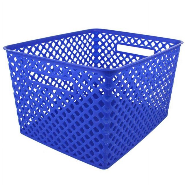 Romanoff Products ROM74204-2 Large Blue Woven Basket - 2 Each