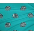 thumbnail image 4 of oneOone Tissu Polyester Lycra Imprimé Bloc Éléphant 1 Yard 56 Pouces de Large, 4 of 4