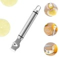 thumbnail image 2 of Stainless Steel Lemon Zester – Professional Grater for Baking, Cooking & Garnishing, Dishwasher-Safe, 2 of 4