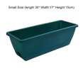 thumbnail image 3 of CAROOTU Plastic Flower Pots Family Balcony Plants Vegetables and Flowers Large Rectangular Plants Grooves, 3 of 7