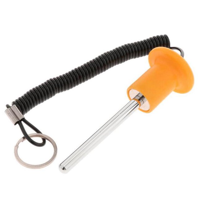 jinwen Goupille de Poids Accessoires Multifonctions en Acier Inoxydable Orange 8x80mm
