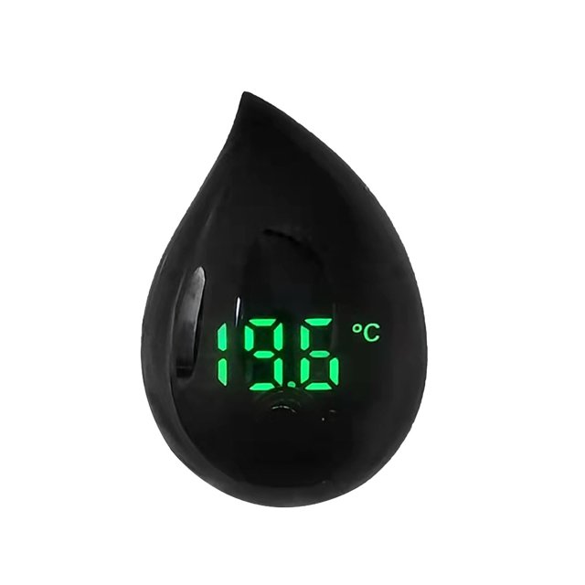 Thermographe Numérique pour Aquarium, Thermographe Sans Fil pour Aquarium, Thermographe de Haute Précision pour Aquarium, Thermographe Numérique à Écran Lcd
