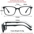 thumbnail image 4 of LifeArt Blue Light Blocking Computer Reading Glasses with Transparent Lens for Women/Men, 4 of 10