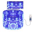 thumbnail image 2 of USB LED Light String Home Office Garden Waterproof Remote Control Timer Lamp String 20m 200LEDs Blue, 2 of 7