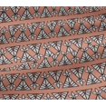 thumbnail image 5 of oneOone Viscose Jersey Fabric Floral & Triangle Block Print Fabric By Yard 60 Inch Wide, 5 of 5
