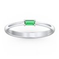 thumbnail image 2 of East-West Stackable Baguette Ring in 10K White Gold, 2 of 3
