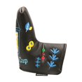thumbnail image 1 of Blade Putter Cover Golf Putter Headcover Head Covers with Closure Outdoor Sports Accessory Golfer Gift - Black, 1 of 7