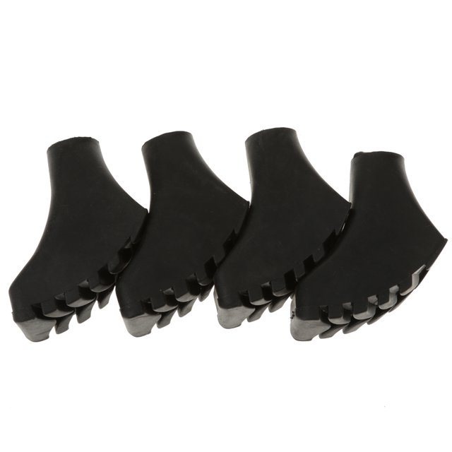 4 Pieces Paw Shape Replacement Trekking Pole Foot Pole Ferrules Walking Trekking