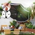 thumbnail image 4 of Outsunny Parasol de Patio 9 Pi UPF 30+ avec Évent, Parasol de Marché, Gris Anthracite, 4 of 10
