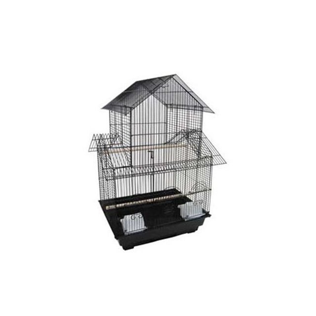 Pagoda Small Bird Cage in Black