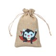 thumbnail image 1 of Halloween Glow In The Dark Drawstring Bag Linen Storage Pouch For Candy Jewelry Perfume Trick Or Party Supplies Home Textile, 1 of 6
