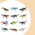 thumbnail image 2 of 12 Pcs Figurines d'Animaux Réalistes pour Collection Fête Salon Bureau, Fournitures des Fêtes Lézard, 2 of 9