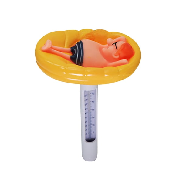 JilgTeok 2 Packs Floating Pool Thermometer Water Temperature Gauge for Swimming Pools, Hot Tubs & Spas Durable Plastic Bath Thermometer for Boys & Girls
